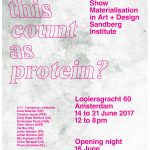 Does This Count as Protein ? – MAD Sandberg Final Show @Looiersgracht 60 Gallery